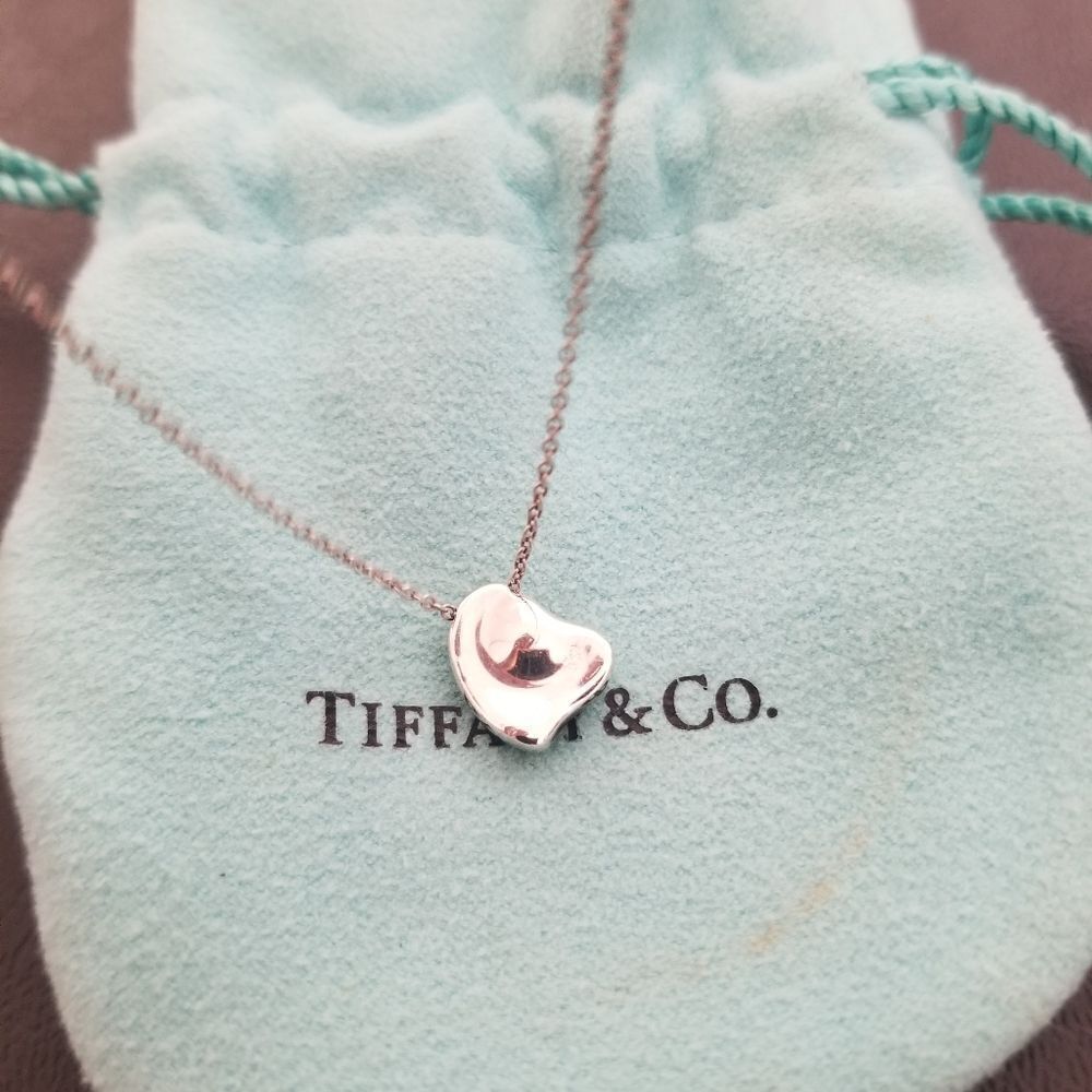 Tiffany & Co. Solid Heart Necklace - Picture 4 of 8